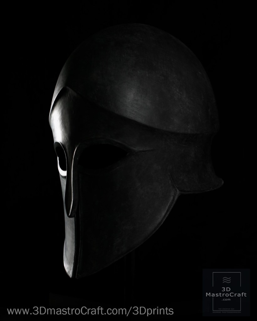 GREEK CORINTHIAN HELMET REPLICA VIEW